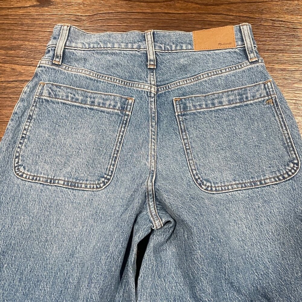 NWT Madewell Tall Emmett Wide Leg Jean Sz 26T Lakecourt Wash 33" Full Length - Picture 7 of 14